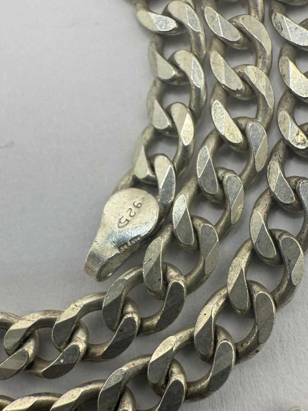 Quality 925 Sterling Silver Curb Chain - 16.28 Grams - 17.5"