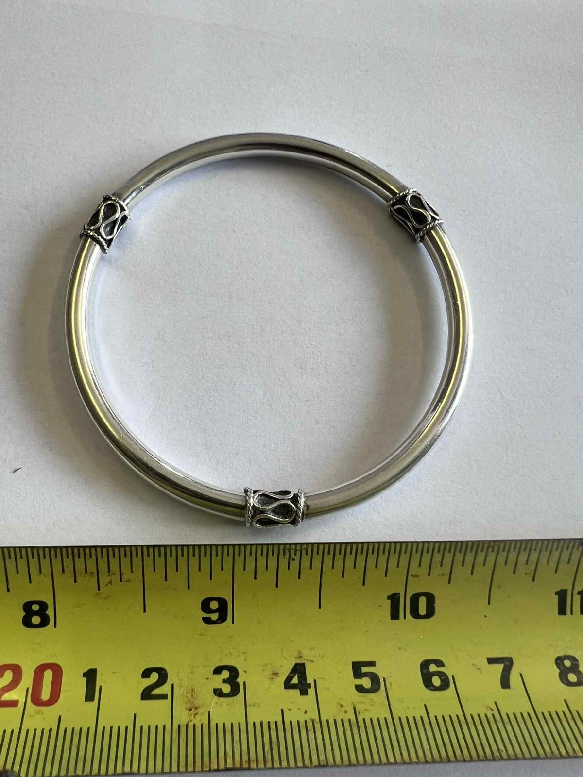 Quality 925 Sterling Silver Celtic Style Cuff - 14.72 Grams