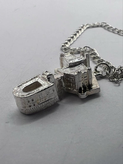 Henry the VIII 925 Sterling Silver Charm Bracelet - 14.21 Grams - 6.5 Inch