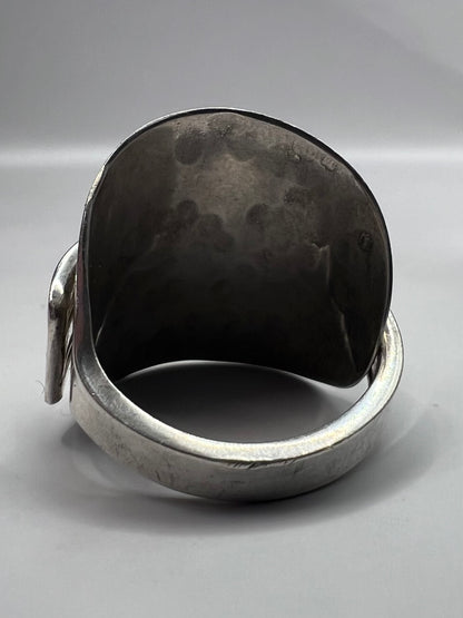 Unique 925 Sterling Silver Spoon Ring  - R