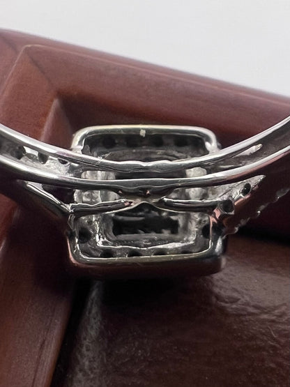Quality 9ct White Gold 0.50ct Diamond Engagement Ring - N