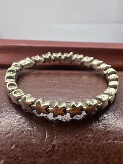 Quality 925 Sterling Silver Star Ring  • 2.32 Grams • Size - U