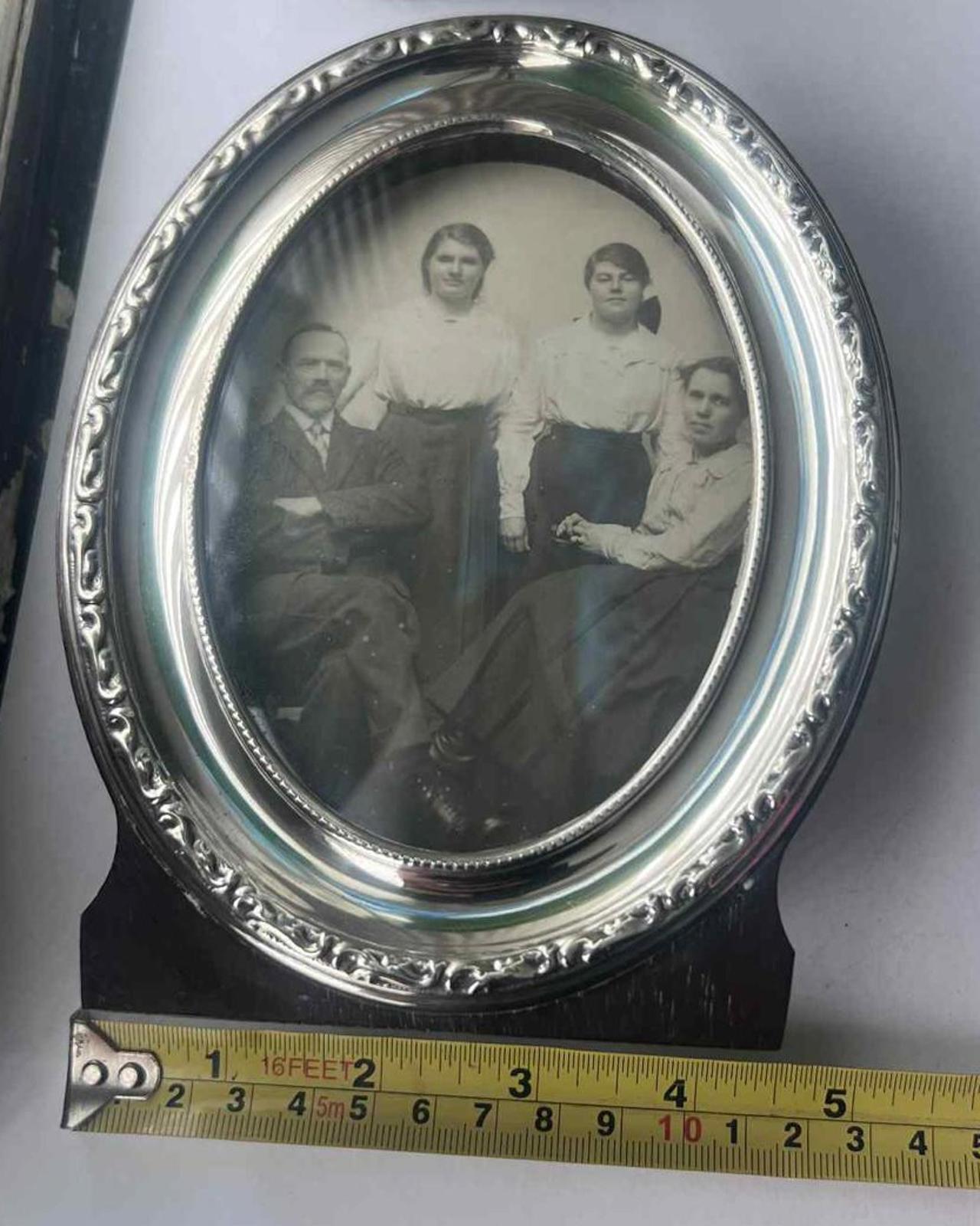 Quality Silver Trimmed Wooden Frame & Hidden Gospel Of Saint John