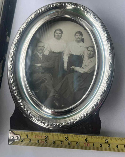 Quality Silver Trimmed Wooden Frame & Hidden Gospel Of Saint John