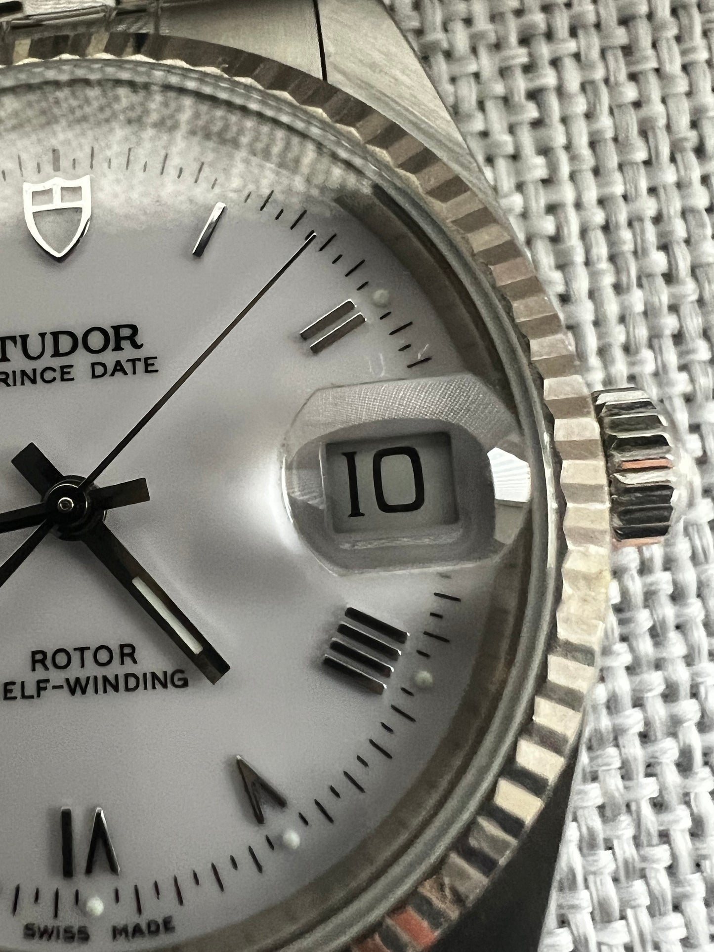 Tudor Prince Date Roman Numerals 2012 Stainless Steel Men’s Watch - 34mm