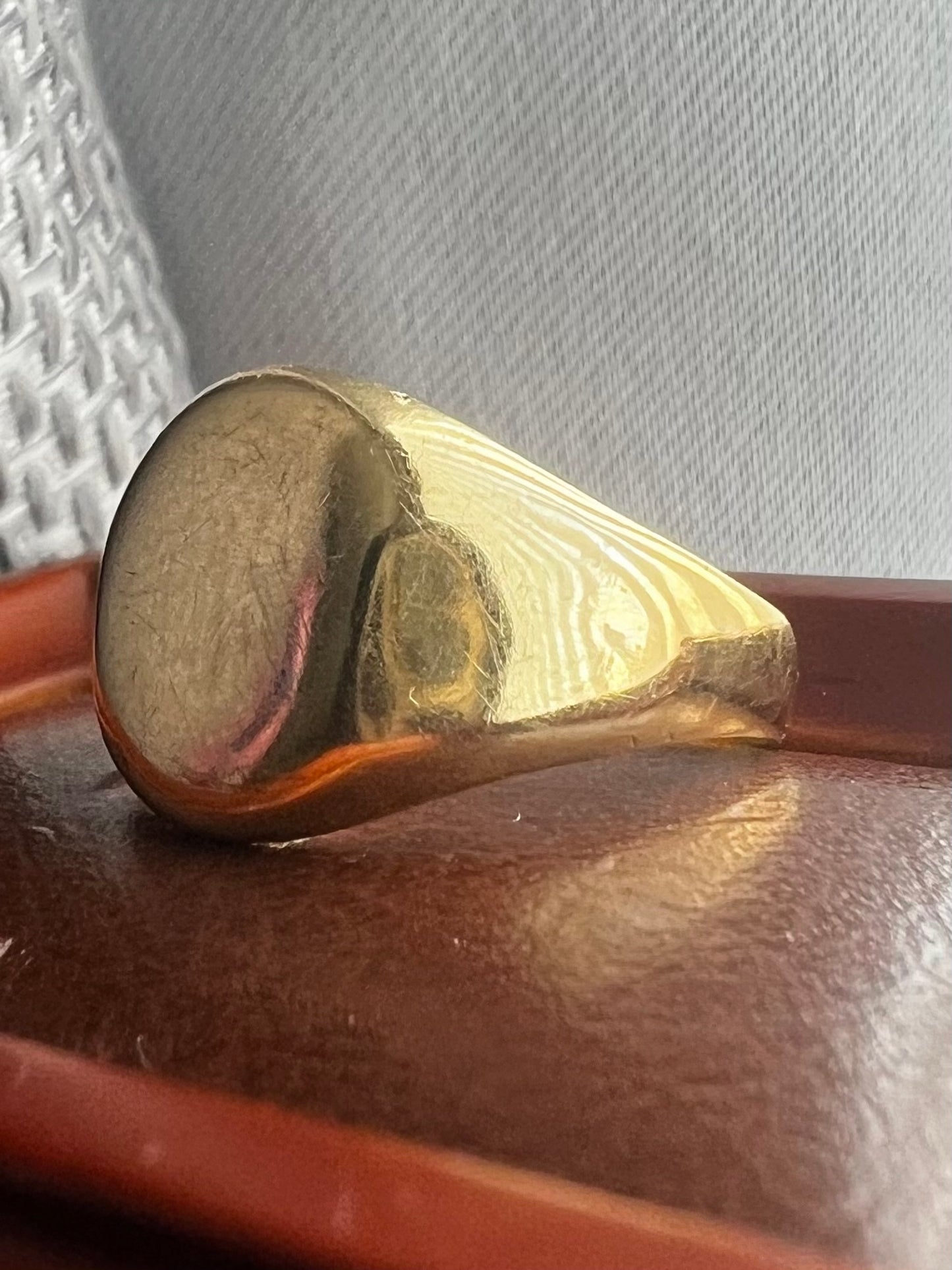 Antique 18ct Yellow Gold Classic 1919 Signet Ring - S