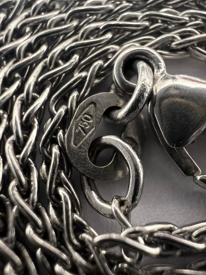 Vintage 18ct White Gold Italian Chain - 5.71 Grams