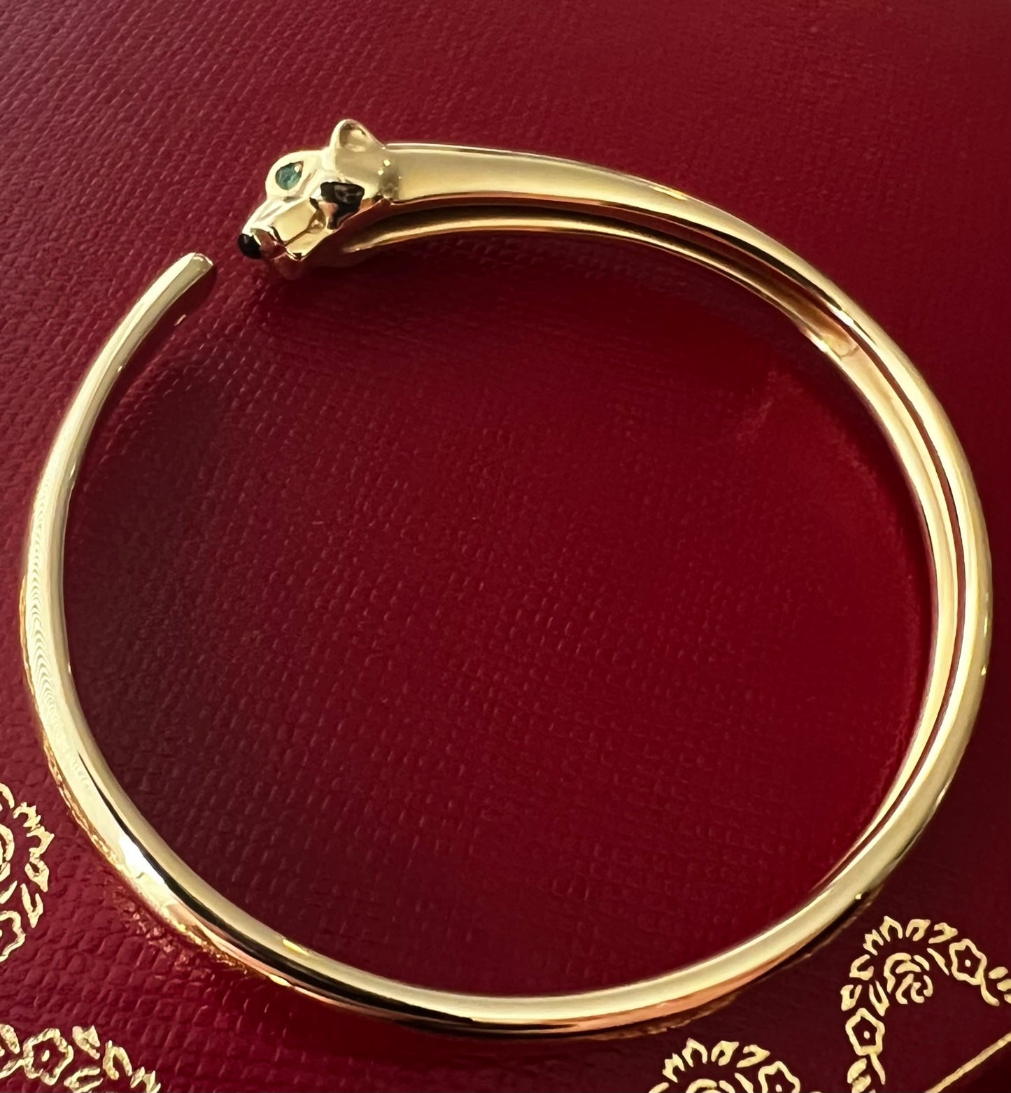 18ct Yellow Gold Panthère De Cartier Bracelet ~ 18.92 Grams ~ Size - 15