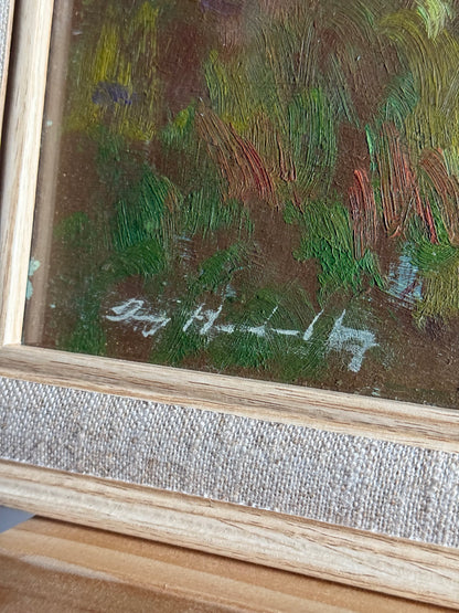 Impressionist Norfolk Farmhouse Oil Painting - Roy Hodds