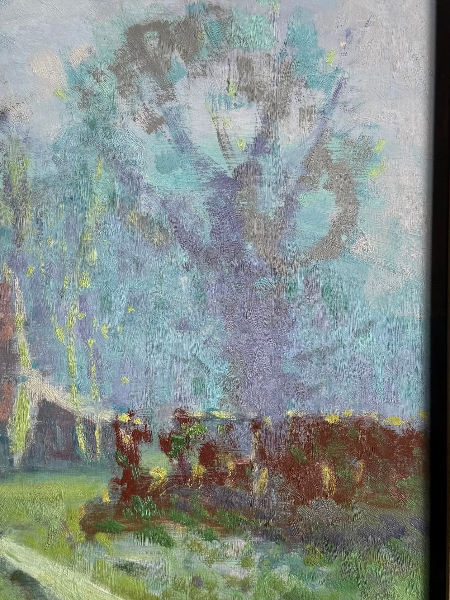 Impressionist Norfolk Farmhouse Oil Painting - Roy Hodds