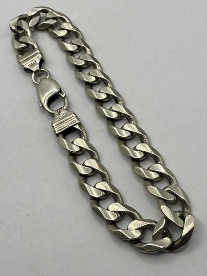 Quality 925 Sterling Silver Curb Bracelet • 25.04 Grams • 8 Inch