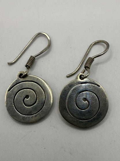 Quality 925 Sterling Silver Mexican Dangle Earrings • 8.51 Grams