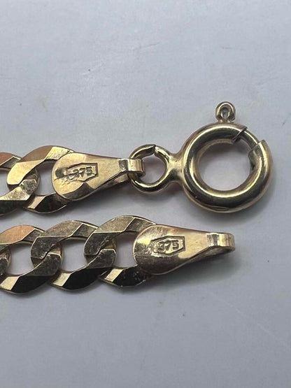 Quality 9ct Yellow Gold Curb Chain - 7.75 Grams - 20 Inch
