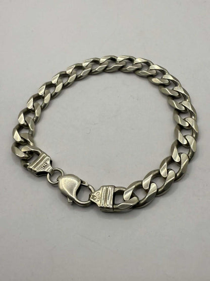 Quality 925 Sterling Silver Curb Bracelet • 25.04 Grams • 8 Inch