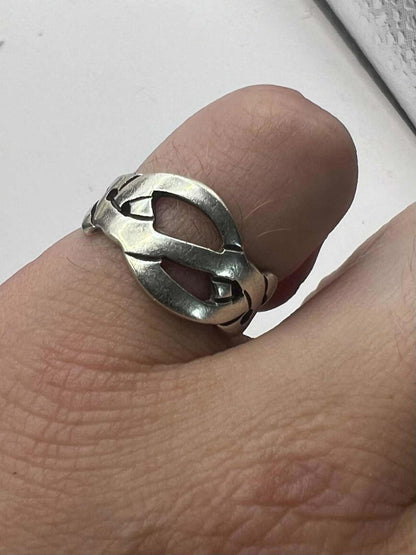Quality 925 Sterling Silver 2000 Celtic Knot Ring • 3.66 Grams • Size - N