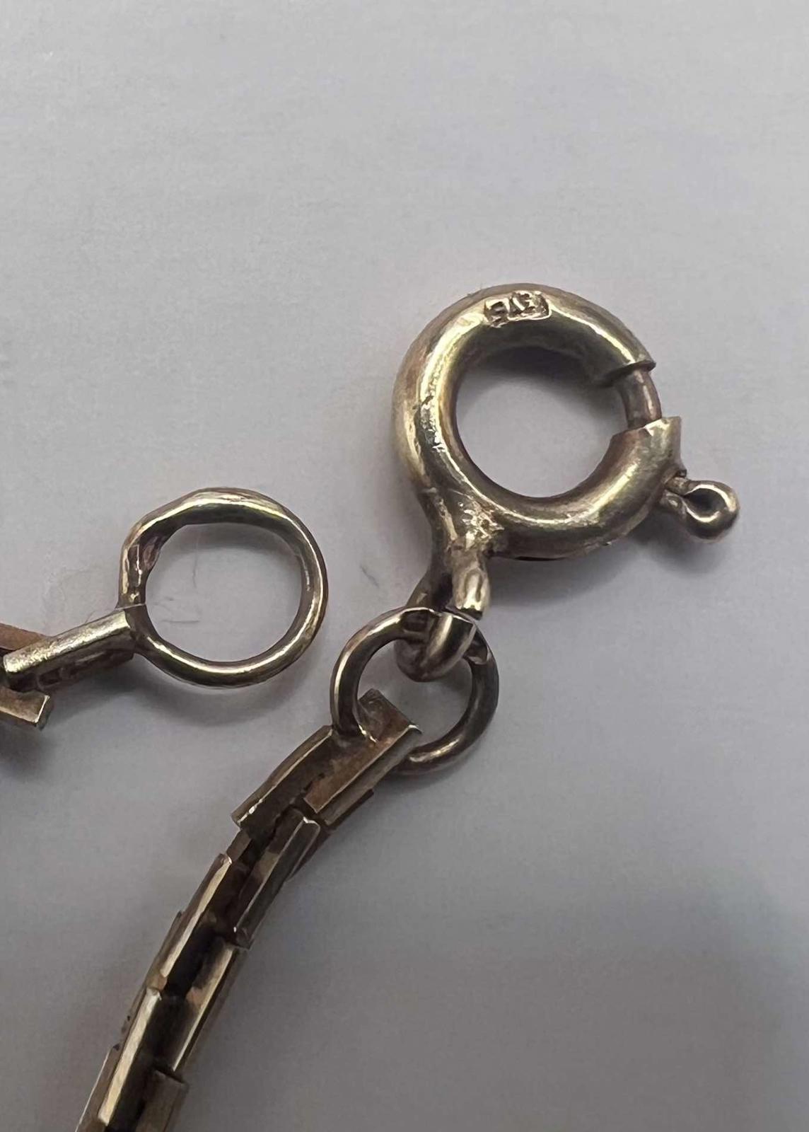 Unique Link 9ct Yellow Gold Chaim - 6.54 Grams - 18 Inch