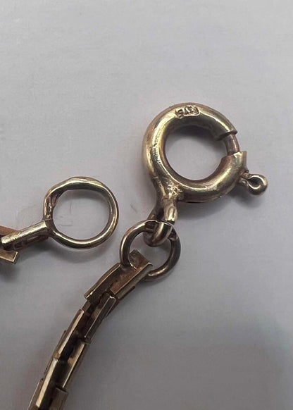 Unique Link 9ct Yellow Gold Chaim - 6.54 Grams - 18 Inch