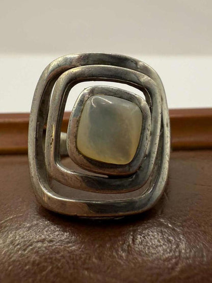 Quality 925 Sterling Silver Stone Set Ring • Size - M • 6.49 Grams