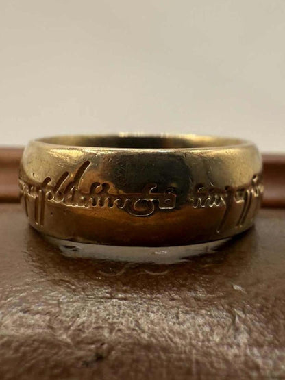 Quality 9ct Rose Gold Lord Of The Rings Wedding Band • 6.46 Grams • Size - M½