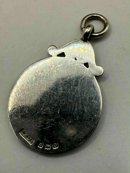 Quality 925 Sterling Silver Dart Medallion Pendant • 7.44 Grams