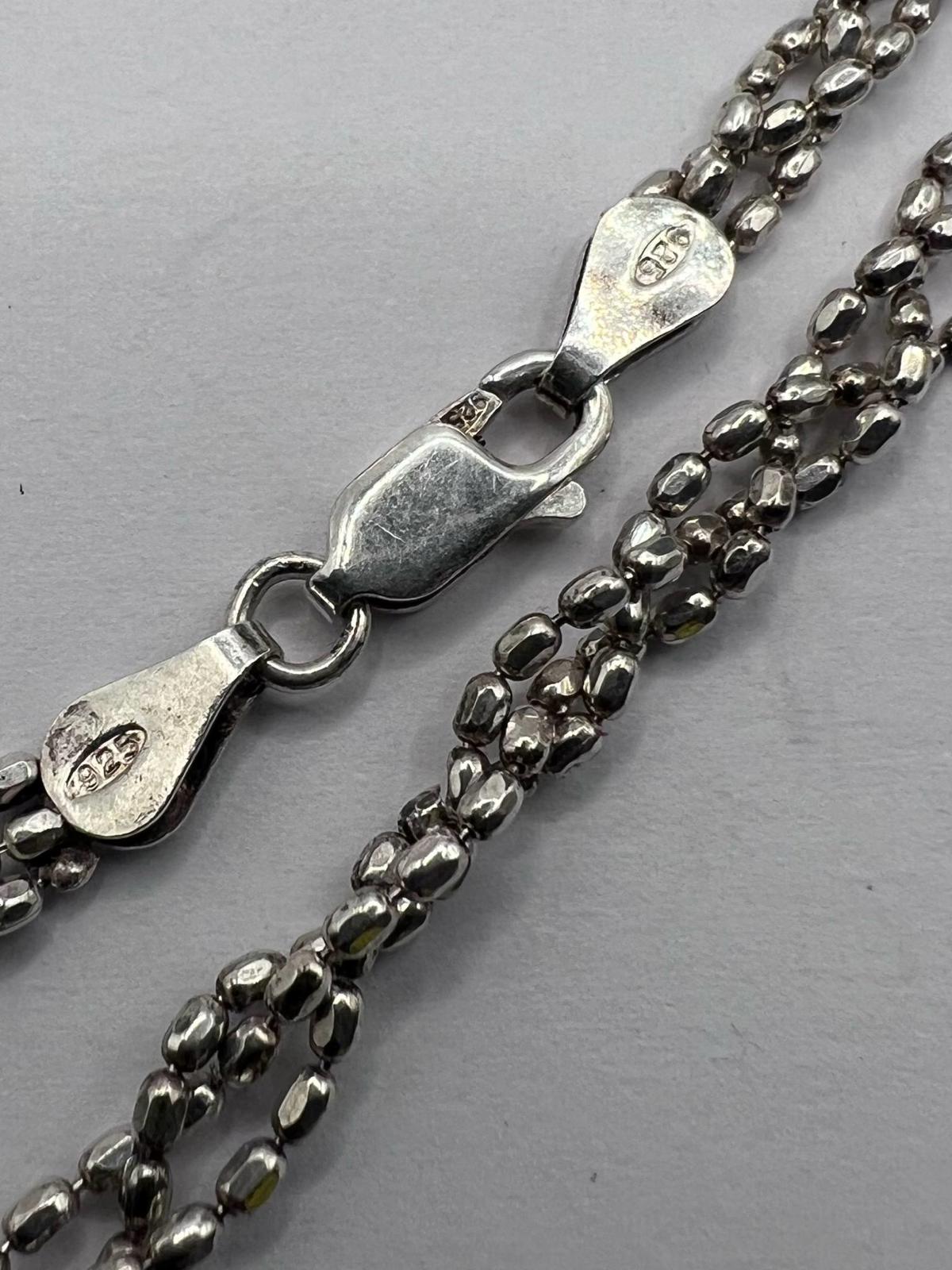 Quality 925 Sterling Silver Fancy Link Bracelet  - 4.66 Grams - 7 Inch