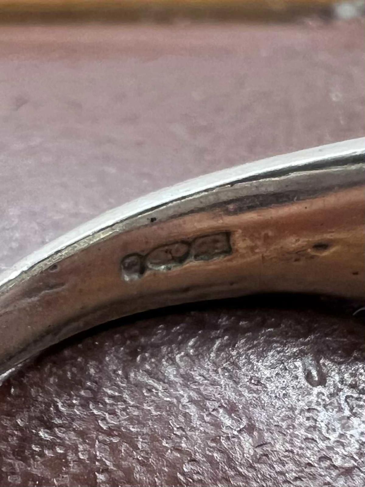 Quality 925 Sterling Silver Keeper Ring • 6.16 Grams • Size - P