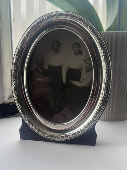 Quality Silver Trimmed Wooden Frame & Hidden Gospel Of Saint John
