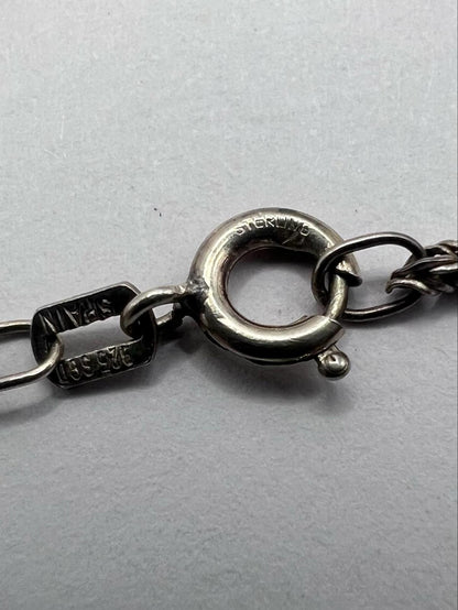 Quality 925 Sterling Silver Fancy Link Chain - 5.26 Grams