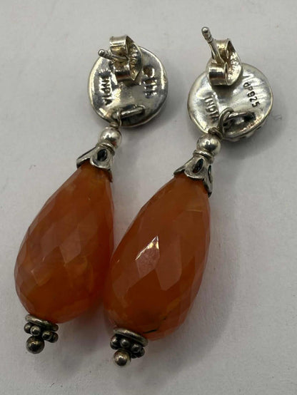 Quality 925 Sterling Silver India Dangle Earrings • 9.50 Grams
