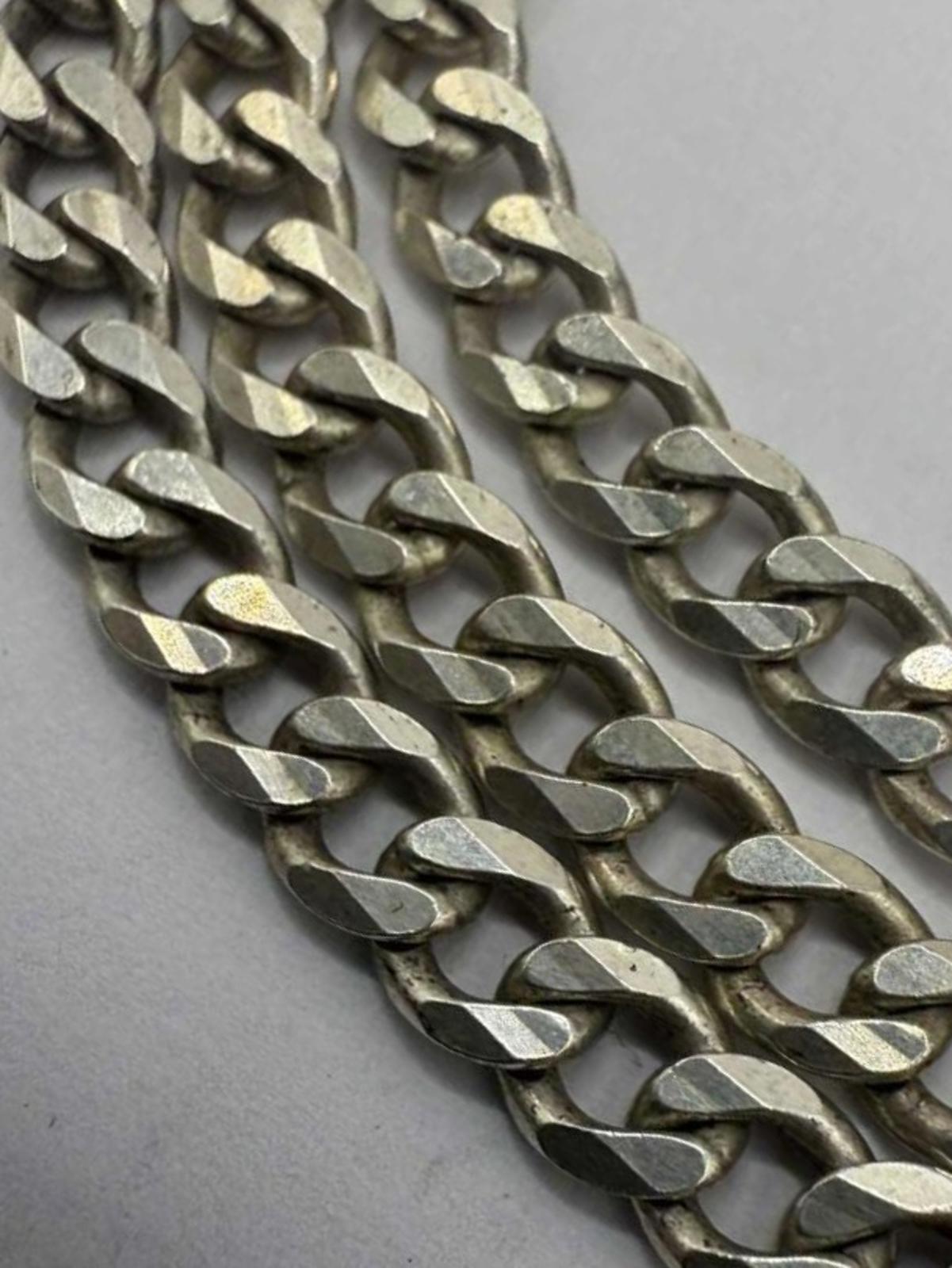 Quality 925 Sterling Silver Curb Chain - 16.28 Grams - 17.5"