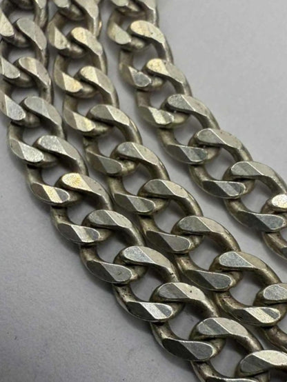 Quality 925 Sterling Silver Curb Chain - 16.28 Grams - 17.5"