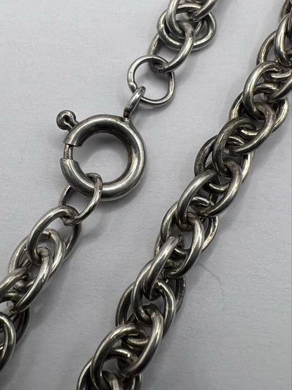 Vintage 925 Sterling Silver Fancy Link Bracelet - 15.24 Grams - 8"