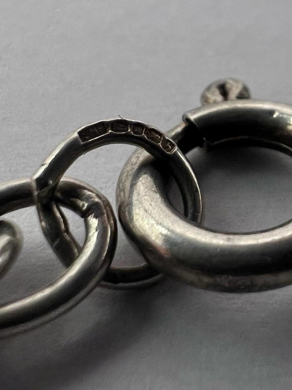 Vintage 925 Sterling Silver Fancy Link Bracelet - 15.24 Grams - 8"