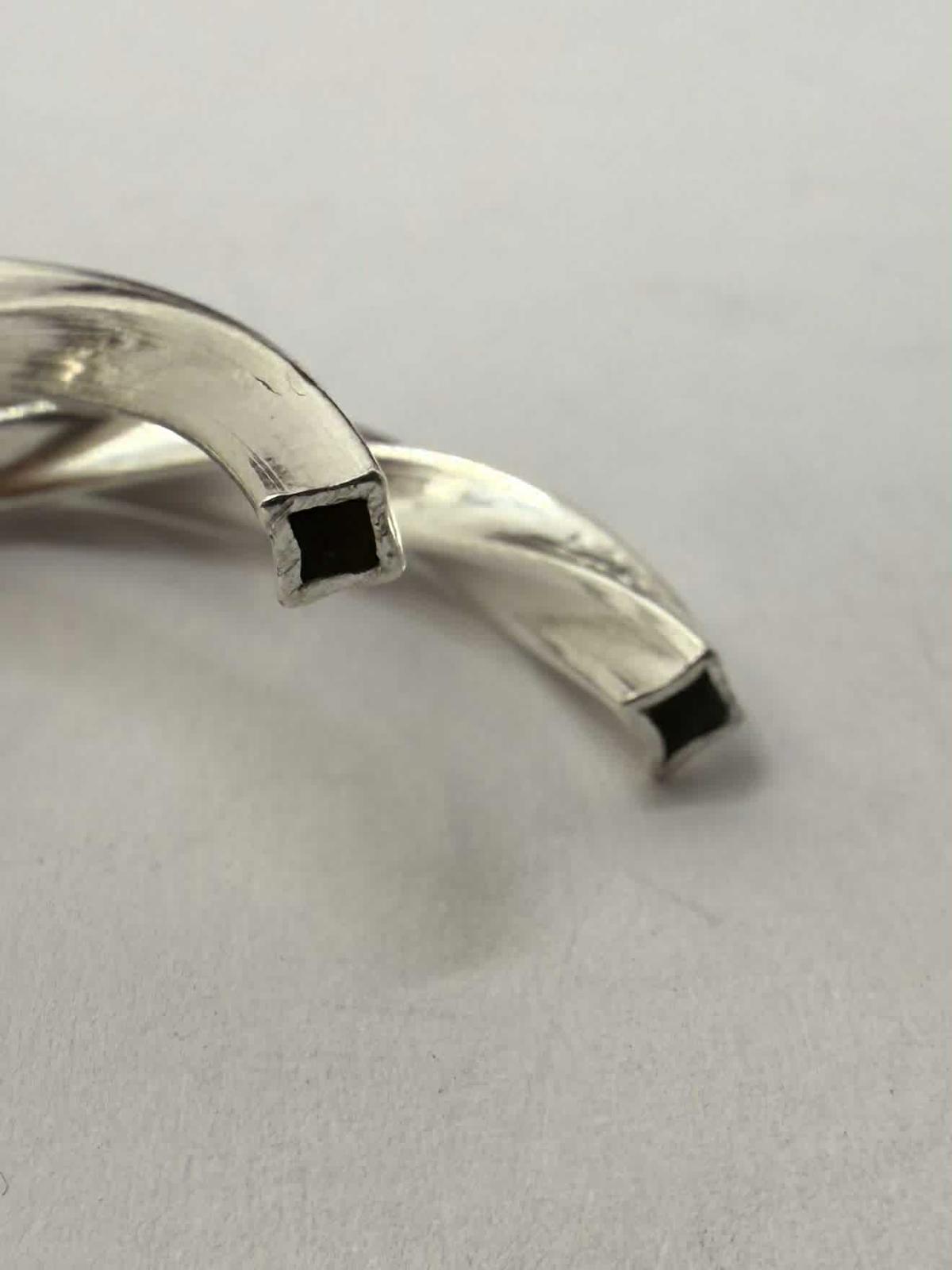 Quality 925 Sterling Silver Creole Hoop Earrings • 5.15 Grams