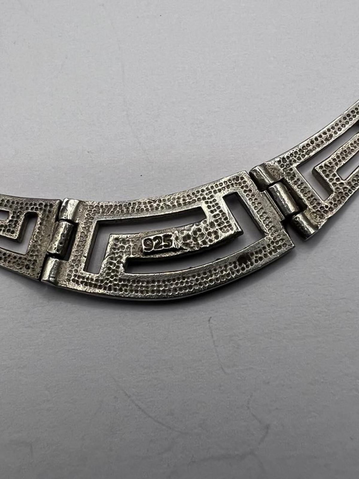 Quality 925 Sterling Silver Greek Style Chain - 17.35 Grams