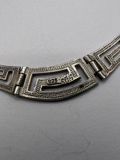 Quality 925 Sterling Silver Greek Style Chain - 17.35 Grams