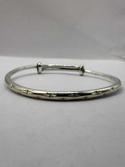 Quality 999 Silver Chinese Adjustable Bangle • 21.14 Grams