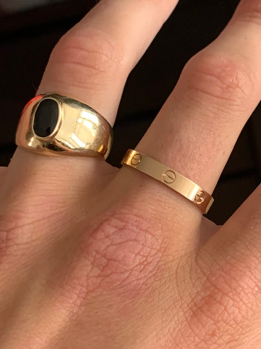 Cartier 18ct Rose Gold Love Ring - Size - V½/64