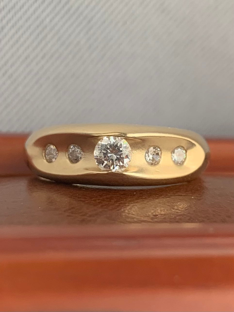 Vintage 0.30ct Diamond Set Ring - O