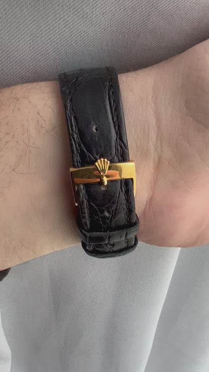 Rolex 60’s Date - Solid Gold - Champagne Double Signed Dial - 34mm