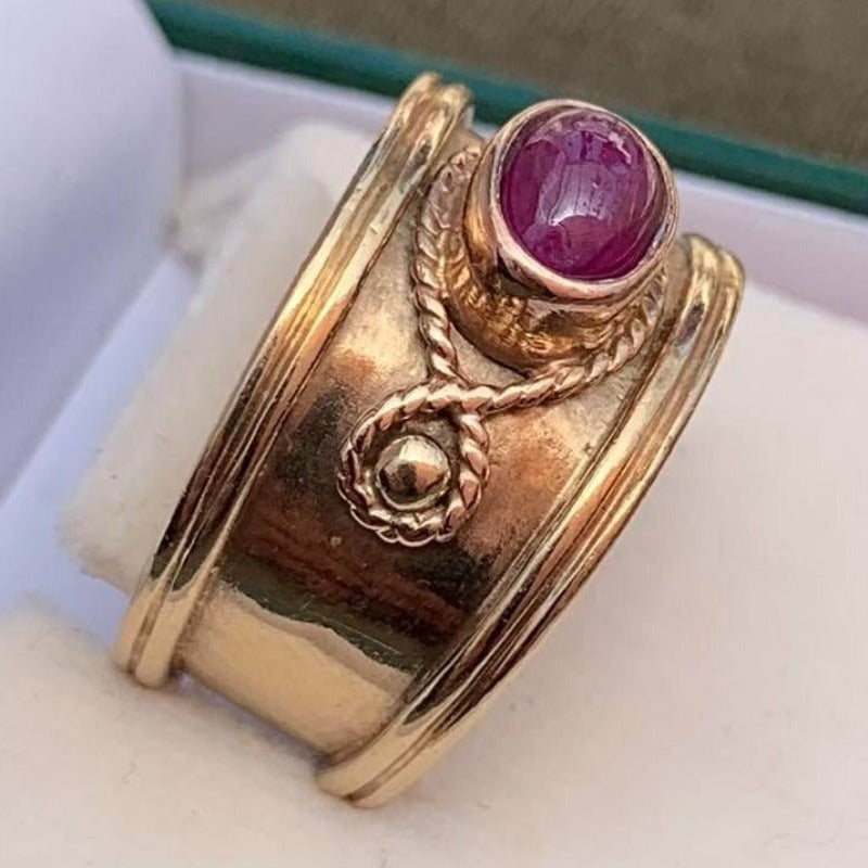 Clogau Byzantine Ruby Set Ring - O